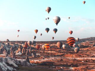 Billig Rejsedestination Tyrkiet - Tyrkiet-Cappadocia-flyvetur-i-luftballon